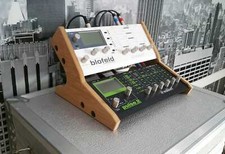Dual Waldorf Blofeld/Pulse 2 Oak Veneered Precision Stand From Synths And Wood
