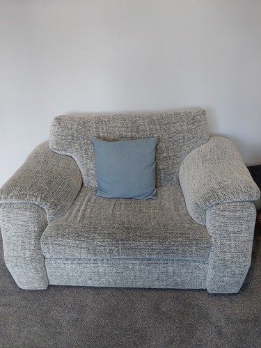 Cuddle chair smoke and pet - smoke,