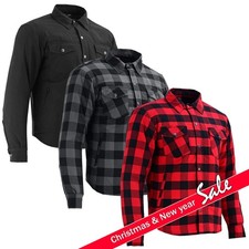 Motorcycle Kevlar Shirt Made with Kevlar Motorbike Mens CE Armoured Shirt Jacket