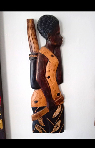 African tribal carved wood - african,