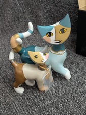 Goebel Damiane and Leone Rosina Wachtmeister Annual Cat Figurine 2018 boxed