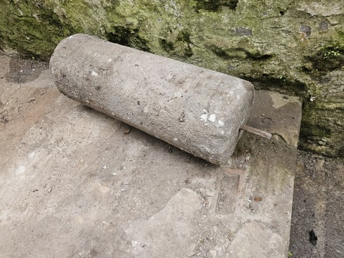 Antique stone roller - stone, old