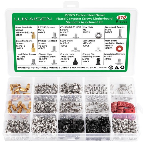 Lukaisen 510pcs screws - 510pcs,