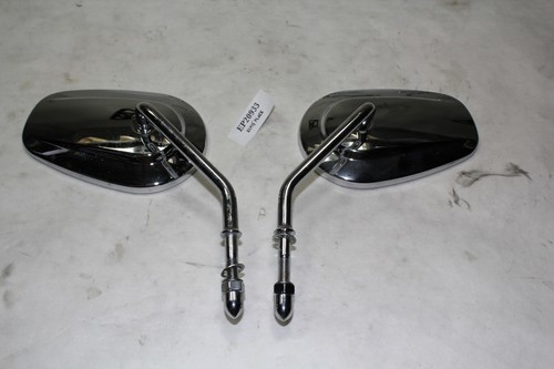 Chrome harley mirrors - chrome,