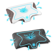 Cervical Memory Foam Neck Pillow Orthopedic Contour Support for Pain Relief