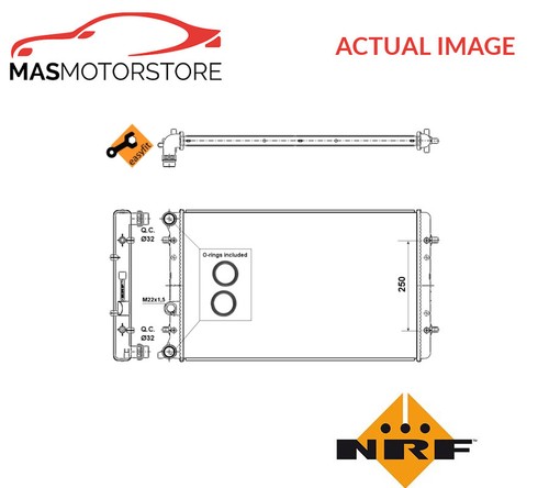 Engine cooling radiator nrf - radiator,