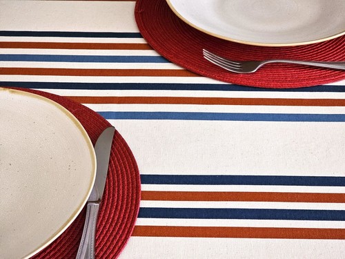 Biarritz blue red round - blue,