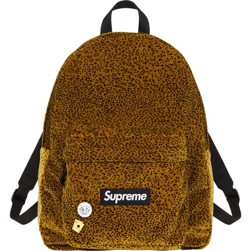 Supreme velvet backpack black - velvet, backpack-black
