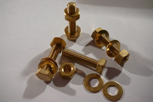 M8x40 brass hex head bolts - 4,