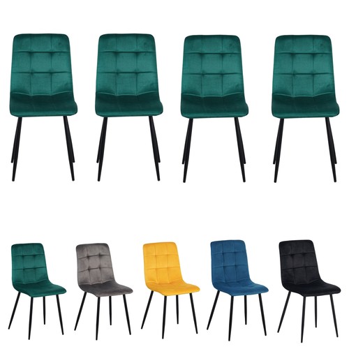 Modern dining chairs velvet - modern,
