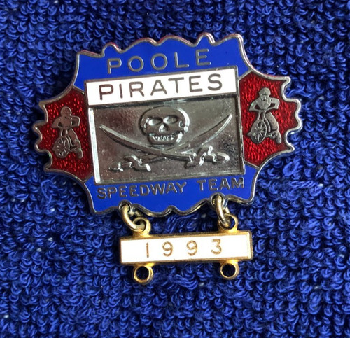 Speedway badge poole pirates - poole,