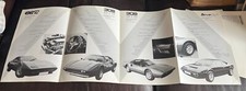 Ferrari BB512 308 GTB GTS Dino 308 GT4 Foldout Car Brochure Maranello England