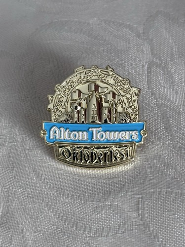 Alton towers pin badge - alton,