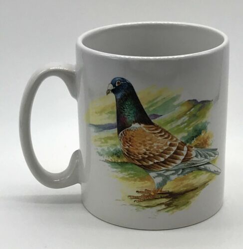 Boxed pigeon stoneware mug - bn,