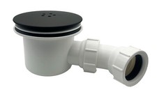 Black Shower Trap 90mm PlumbEZ