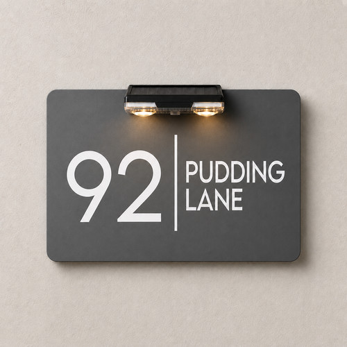 House number plaques door - house,