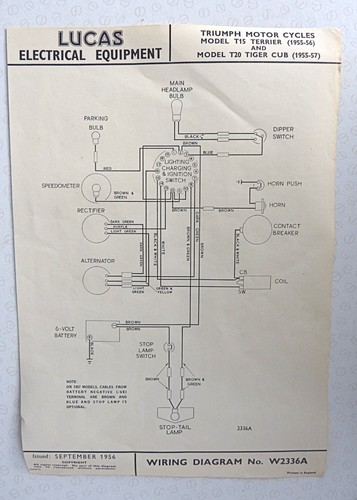 Original lucas wiring diagram - wiring,