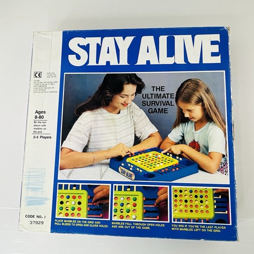 Stay alive game vintage marble - alive,