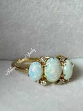 Unique Engagement Ring Ethiopian Opal Ring, Wedding Ring, Dedicated Ring