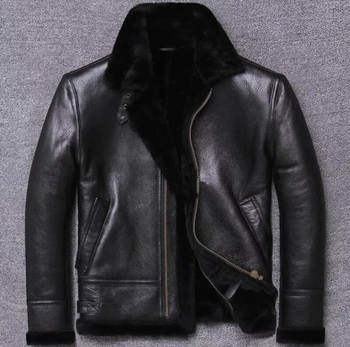 Men black genuine - men's,