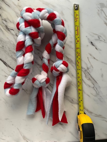 Fleece tug tuggy dog training - tuggy,