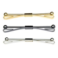 3x Classic Tie Collar Pin Shirt Clip Bar Brooch Mens Wedding Suit Jewelry