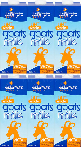 Delamere dairy uht whole goats - dairy,