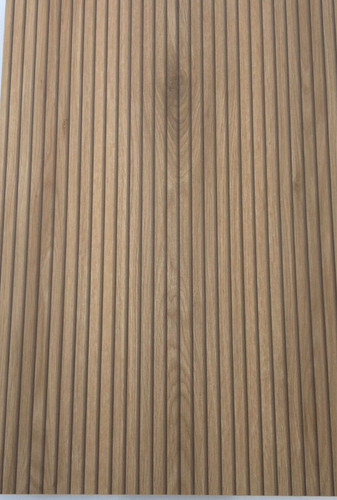 Oak strip wood effect end