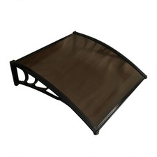 Door Canopy Awning Shelter Roof Front Back Porch Outdoor Shade PatioCover Beige