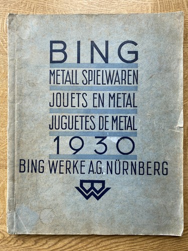Bing metal toy catalogue - bing,
