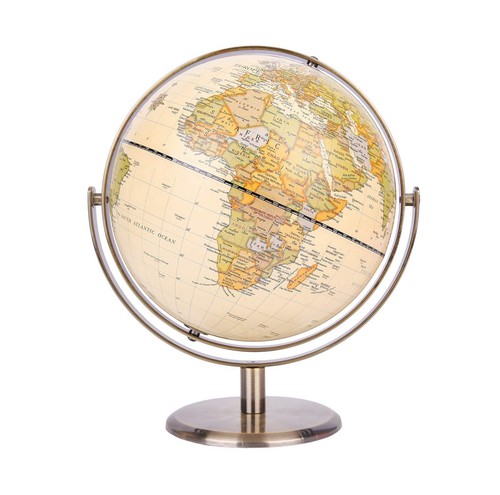 Exerz 20cm antique globe - 20cm, metal