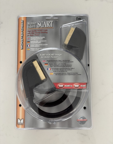 Monster video scart cable - video, 1m