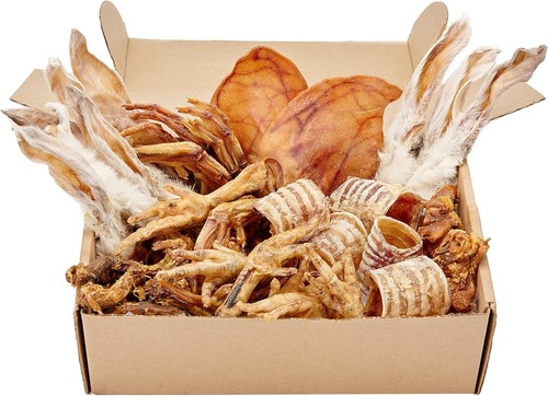 Natural dog treat box - dog, box,
