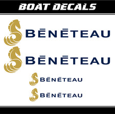 Sticker Beneteau Boat decal set 32" XL boat yacht replacement logo vinyl ORACAL