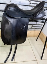 17” Wide Farrington Kentucky Dressage Saddle - Black