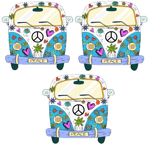 Pack retro bus - retro, van