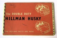 HILLMAN HUSKY Double Duty Car Sales Brochure #298/94/2.5/H