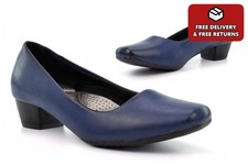 Womens Court Shoes Navy Court