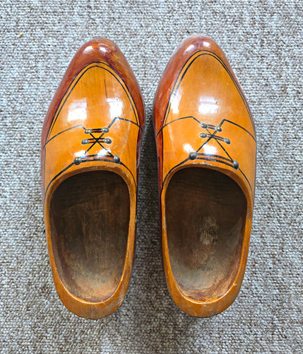Vintage pair wooden shoe lasts - vintage,