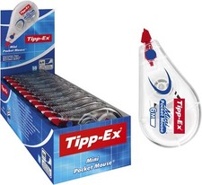 Tipp-Ex White Correction Mouse  Tippex Tipex 6m Mouse Roller Tipp Tape Box Of 10