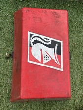 Emergency Fire Escape Ladder With Outside Wall Storage Box  Rare Old