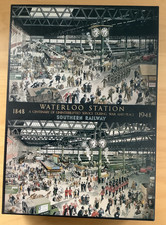 Gibsons 1000 Piece Jigsaw Puzzle Waterloo Station 1848-1948 New (Not Sealed)
