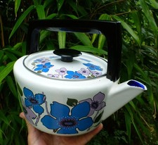 Vintage Enamel Stove Kettle
