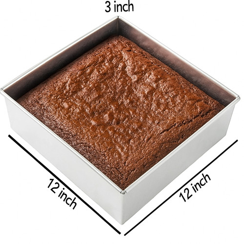 Square cake tin - cake,