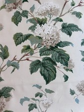 Colefax and Fowler Chantilly Cotton Chintz Fabric 1 Yard in Cream