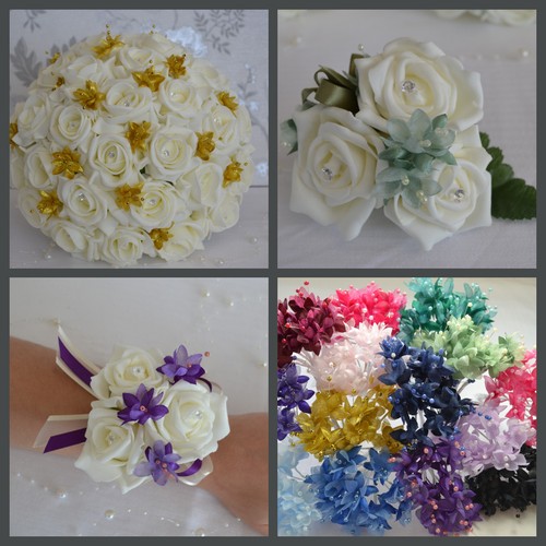 Ivory wedding bouquet posy - bouquet,