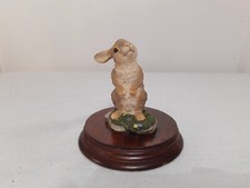 Rabbit Bunny Figurine The Leonardo Collection Nature Studies 1994