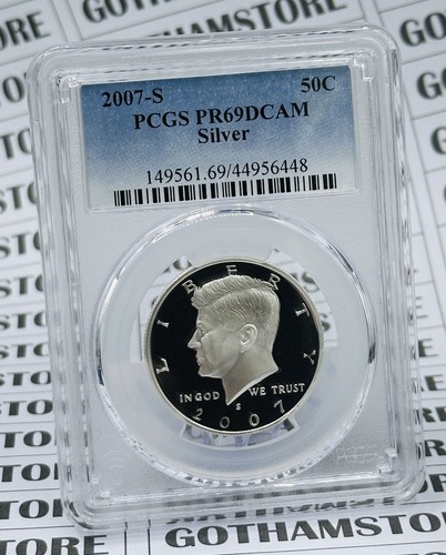 2007 50c kennedy silver half - 2007-s,