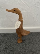 Hand Carved DCUK wooden Duck 32 cms Tall named Harry 