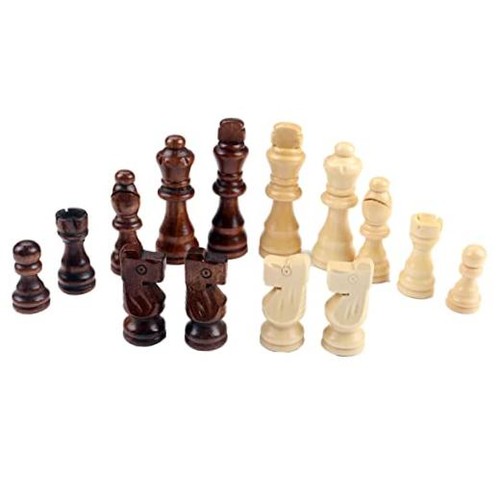 Ziphia wooden chess pieces - chess,